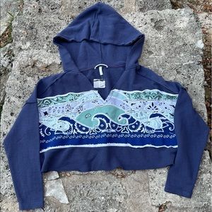 NEW! Free People FP Movement All Time Bandana Sunset Hoodie